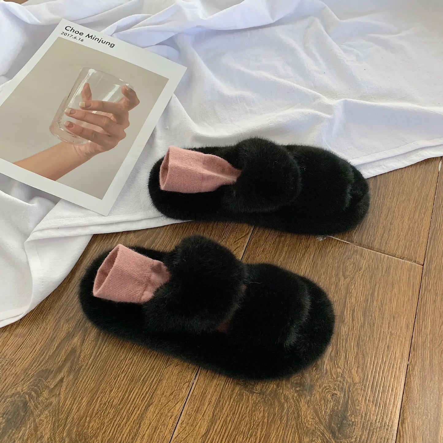 Women's Fuzzy Slippers