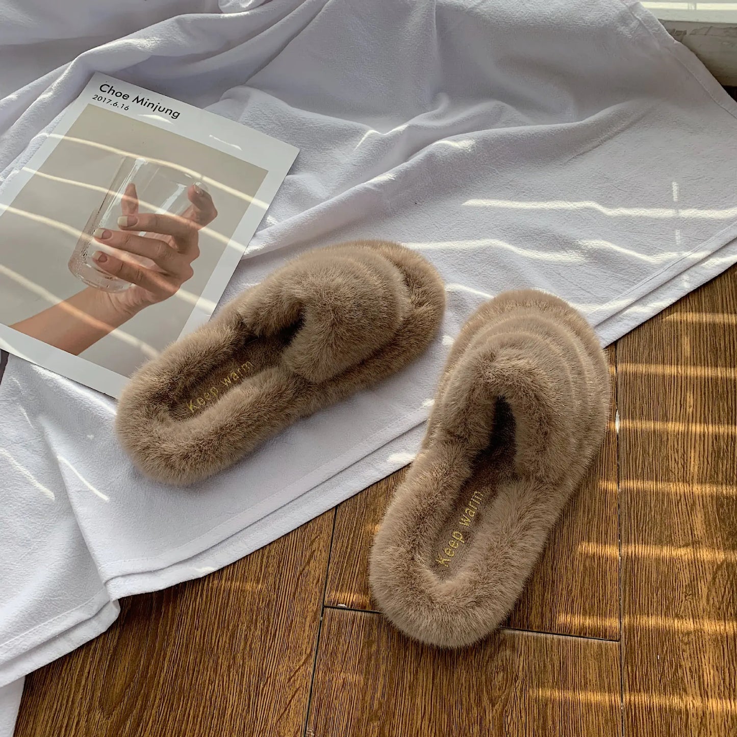 Women's Fuzzy Slippers